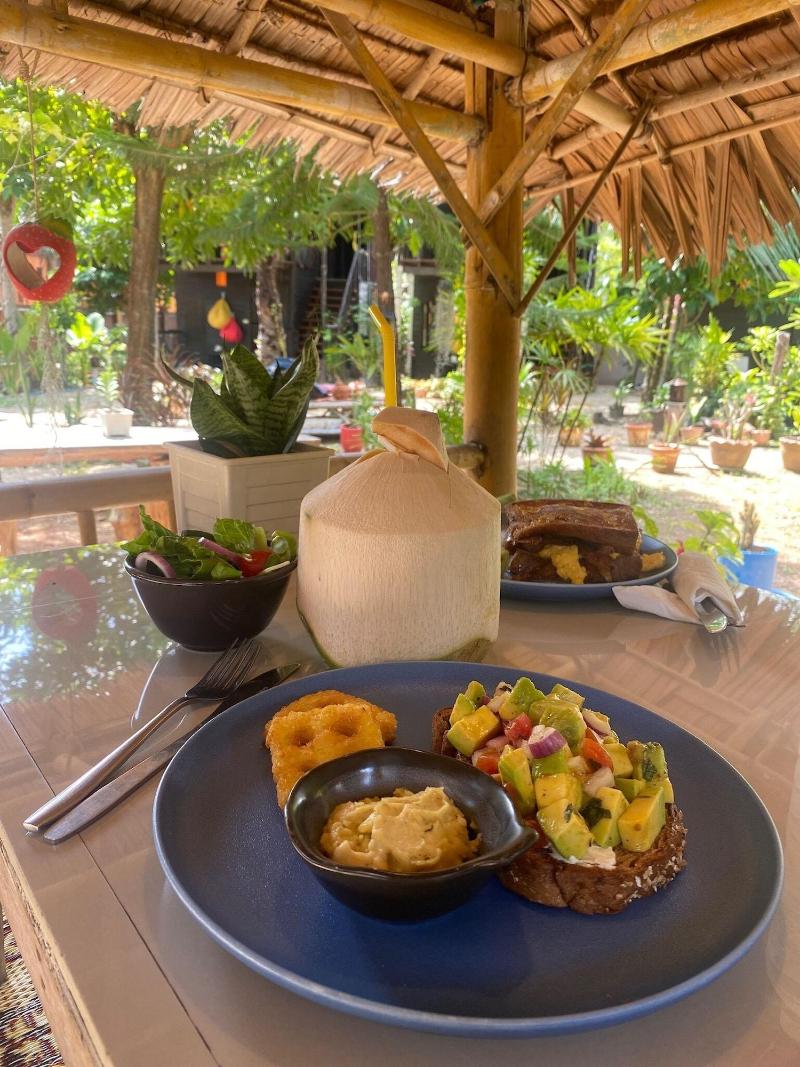 Leaf House Bungalow Hostel - Restoran