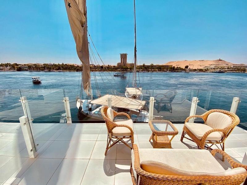 Obelisk Nile Hotel Aswan - Teras