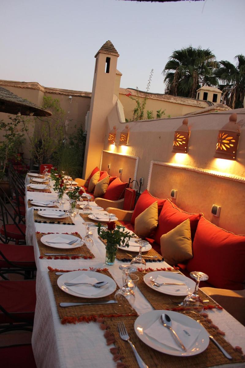Riad Jnan El Cadi - Restoran
