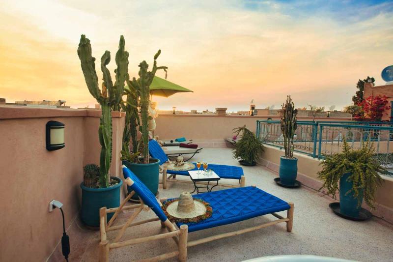 Riad Ambre Et Jasmin - Teras