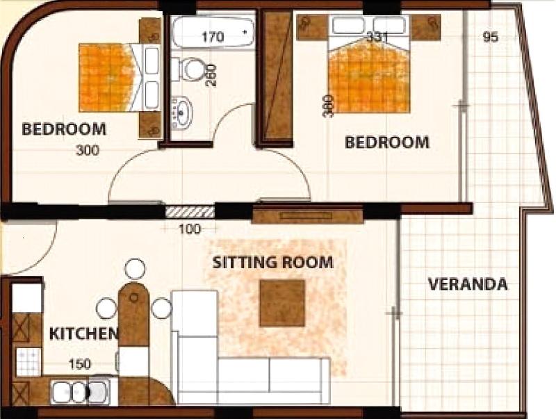 Eden Beach Apartments - Oda