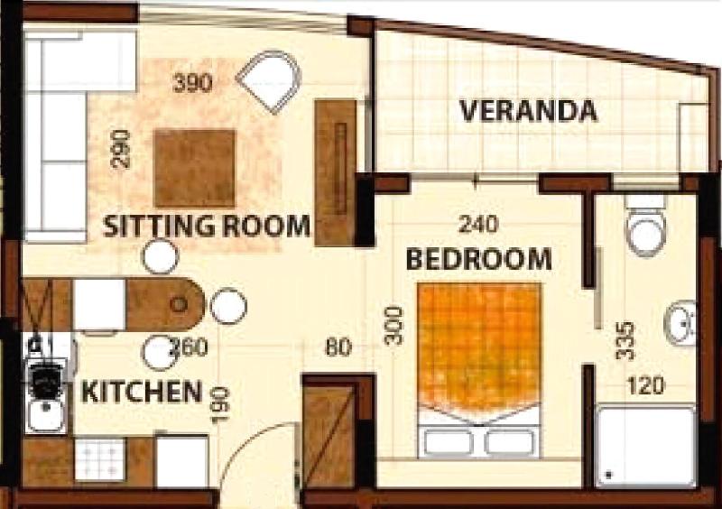 Eden Beach Apartments - Oda