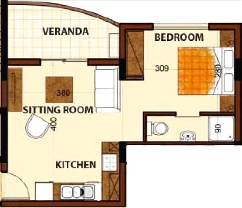 Eden Beach Apartments - Oda