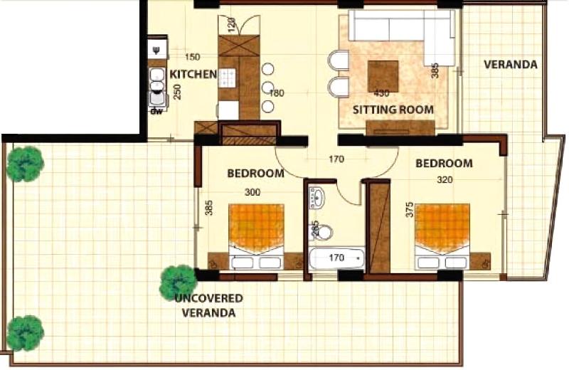 Eden Beach Apartments - Oda