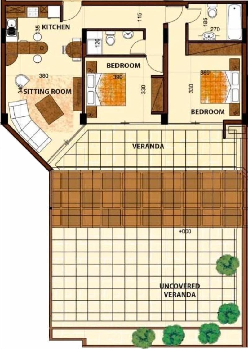 Eden Beach Apartments - Oda