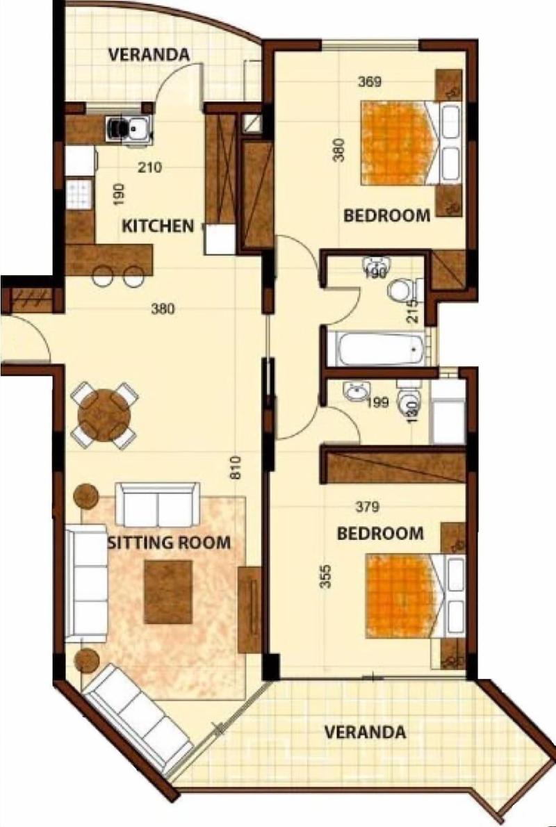 Eden Beach Apartments - Oda