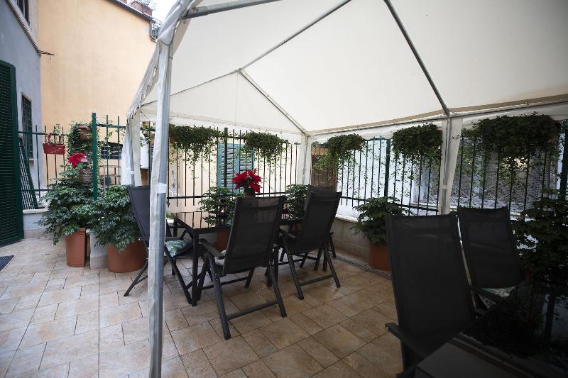 Flatinrome Trastevere Deluxe Rooms - Teras