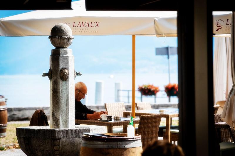 Hotel Au Major Davel - Teras