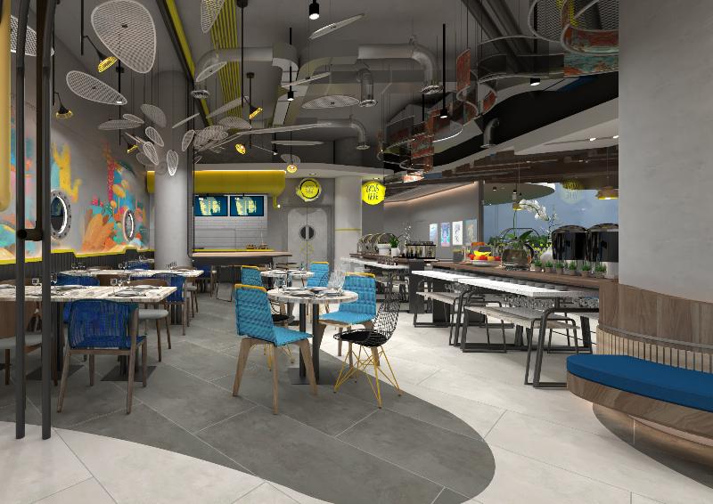 Yello Hotel Kuta Beachwalk Bali - Restoran