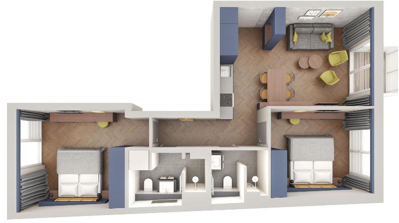 Downtown Apartments Berlin Mitte Wedding - Oda