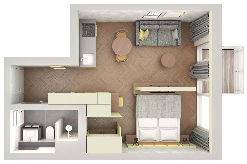 Downtown Apartments Berlin Mitte Wedding - Oda