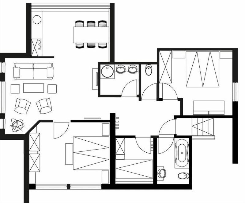 Aparthotel alpina&more - Oda