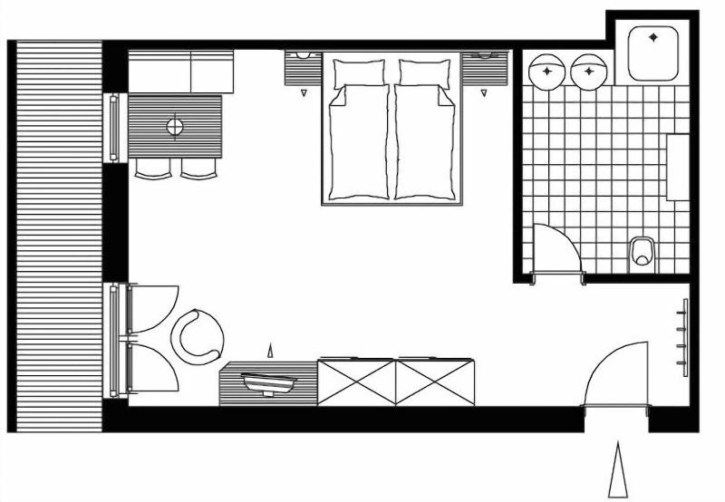Aparthotel alpina&more - Oda