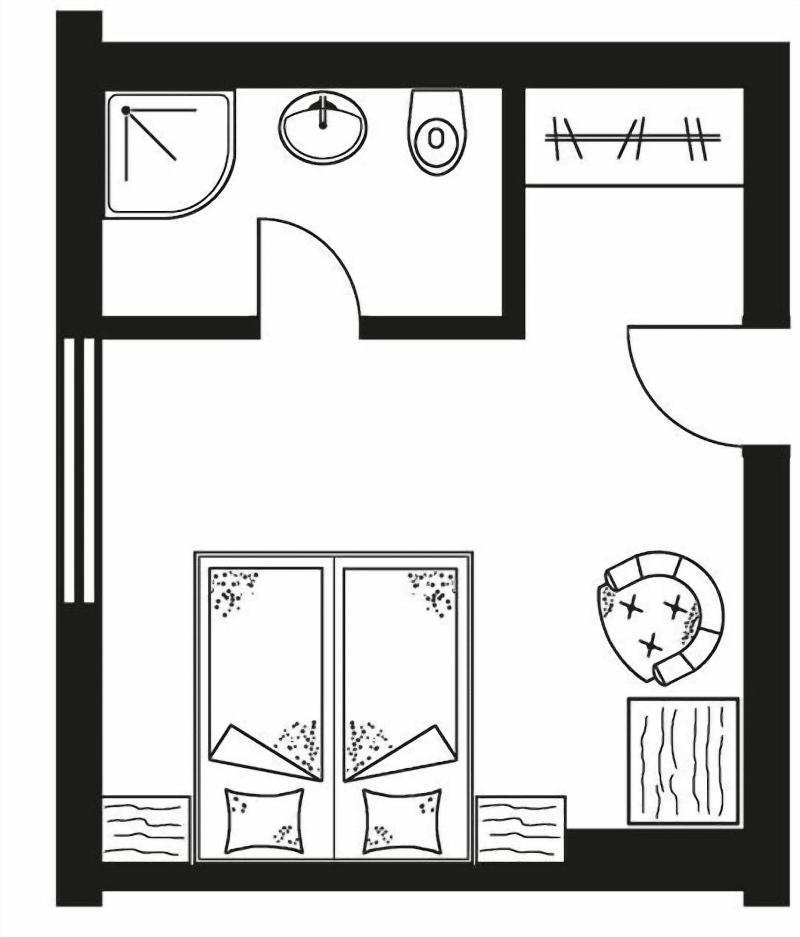 Aparthotel alpina&more - Oda
