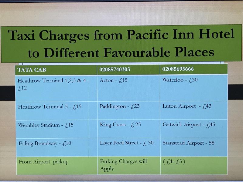 Pacific Inn London Heathrow - Genel