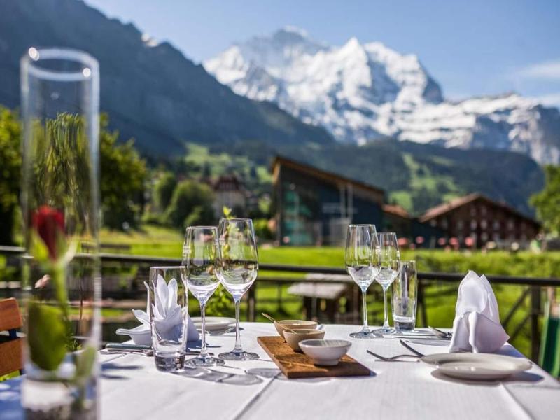 Hotel Scha Negg Wengen - Restoran