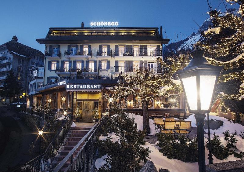 Hotel Scha Negg Wengen - Teras