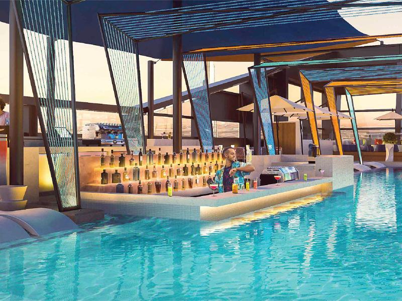 SO/ Uptown Dubai - Havuz