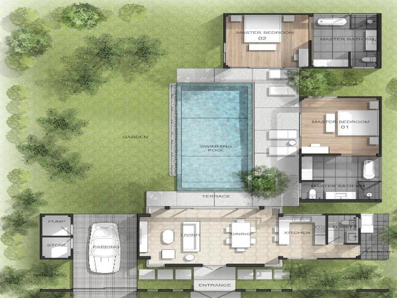 Escape Villas At Shambhala Grand Villa - Oda