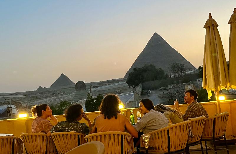 The Gate Hotel Front Pyramids & Sphinx View Hotel - Teras