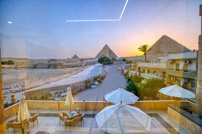 The Gate Hotel Front Pyramids & Sphinx View Hotel - Teras