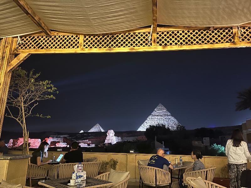 The Gate Hotel Front Pyramids & Sphinx View Hotel - Teras