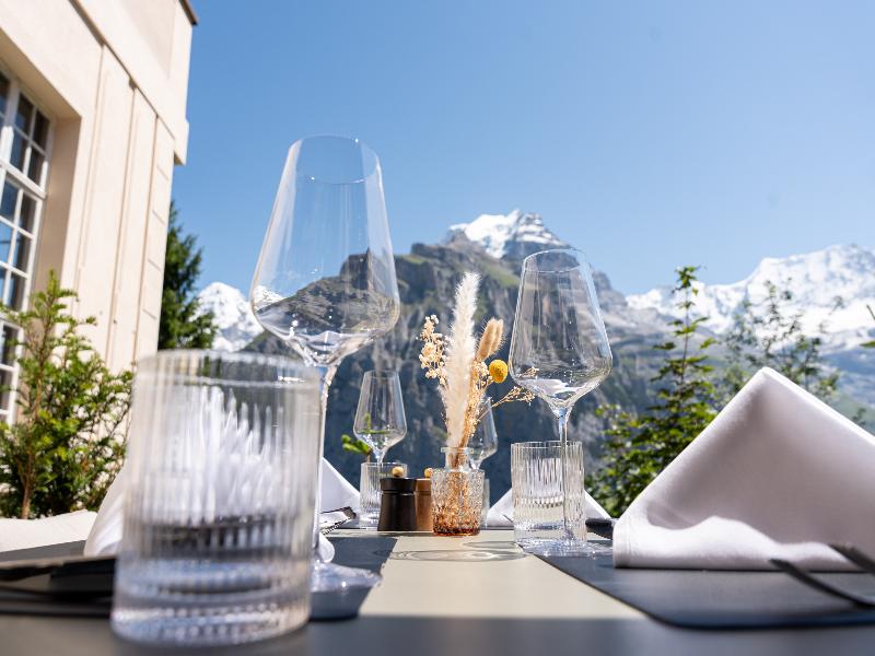 Hotel Mürren Palace - Teras
