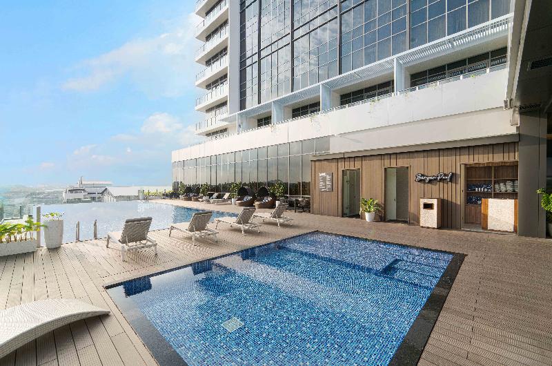 Oakwood Hotel And Apartment Grand Batam - Havuz