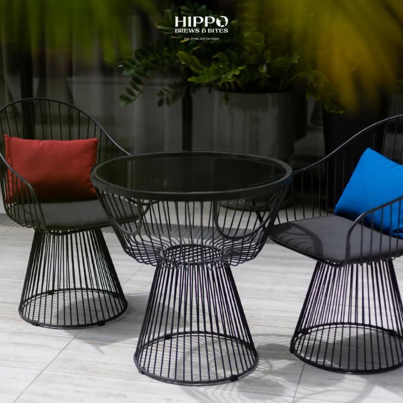 Blue Hippo Hotel - Teras