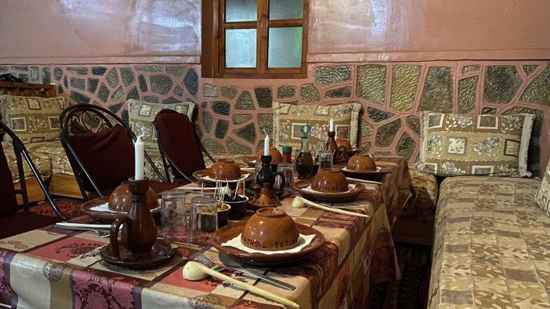 Riad Bouchahoud Hotel In Telouet - Restoran