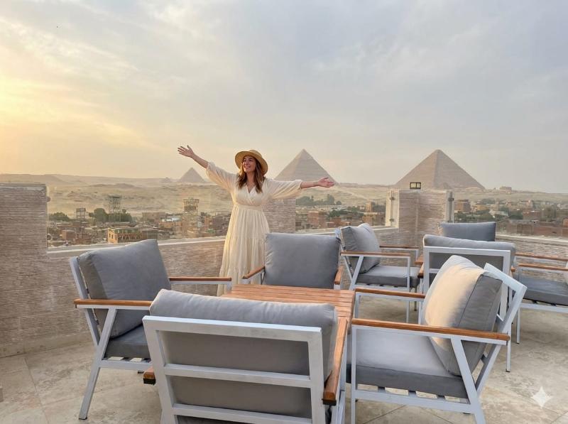 The Nomad Pyramids Boutique Hotel - Teras
