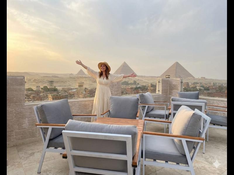 The Nomad Pyramids Boutique Hotel - Teras