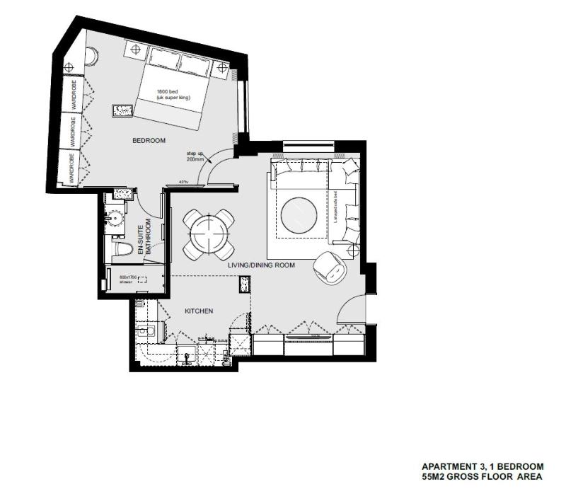 15 Basil Street Apartments - Oda