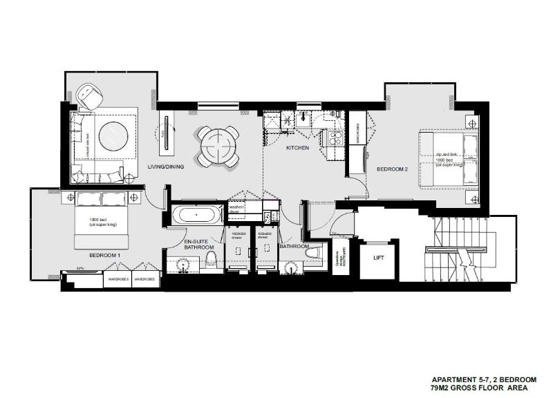15 Basil Street Apartments - Oda