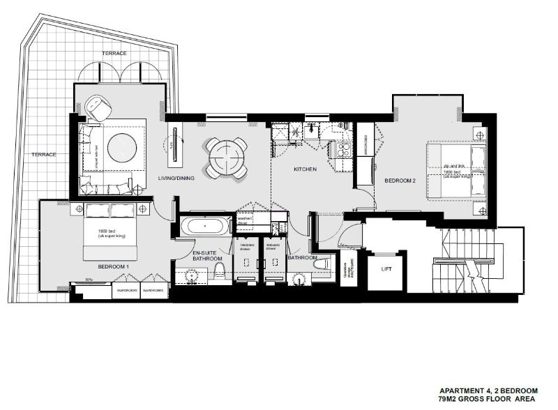 15 Basil Street Apartments - Oda