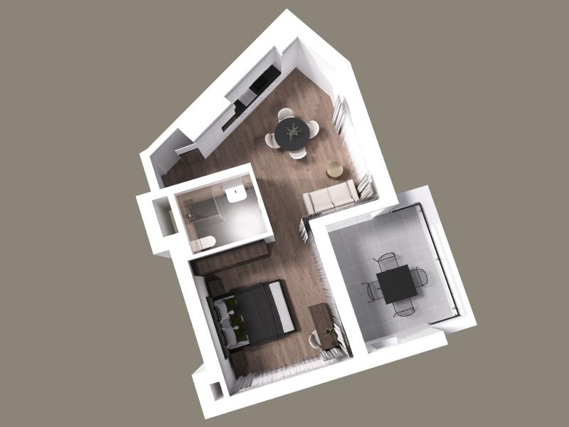 Mooi Apartments Grenchen - Oda