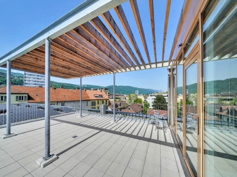 Mooi Apartments Biel - Teras