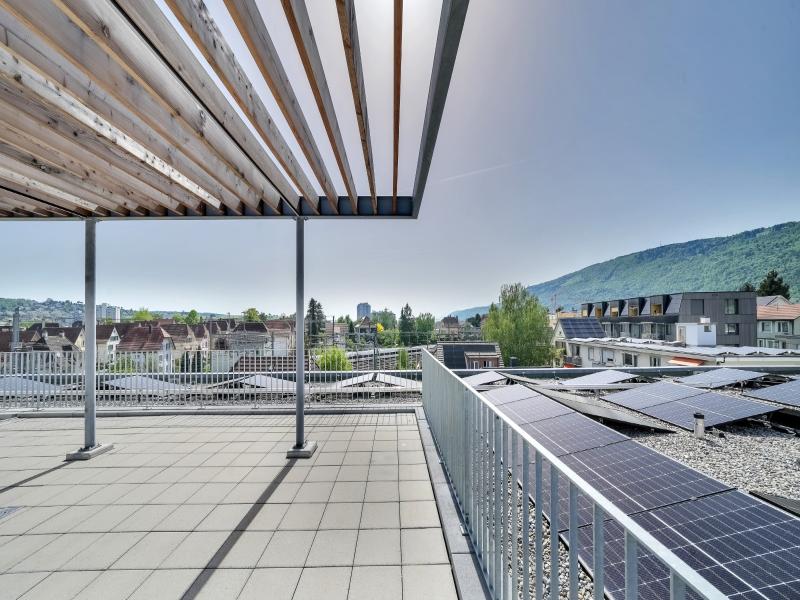 Mooi Apartments Biel - Teras