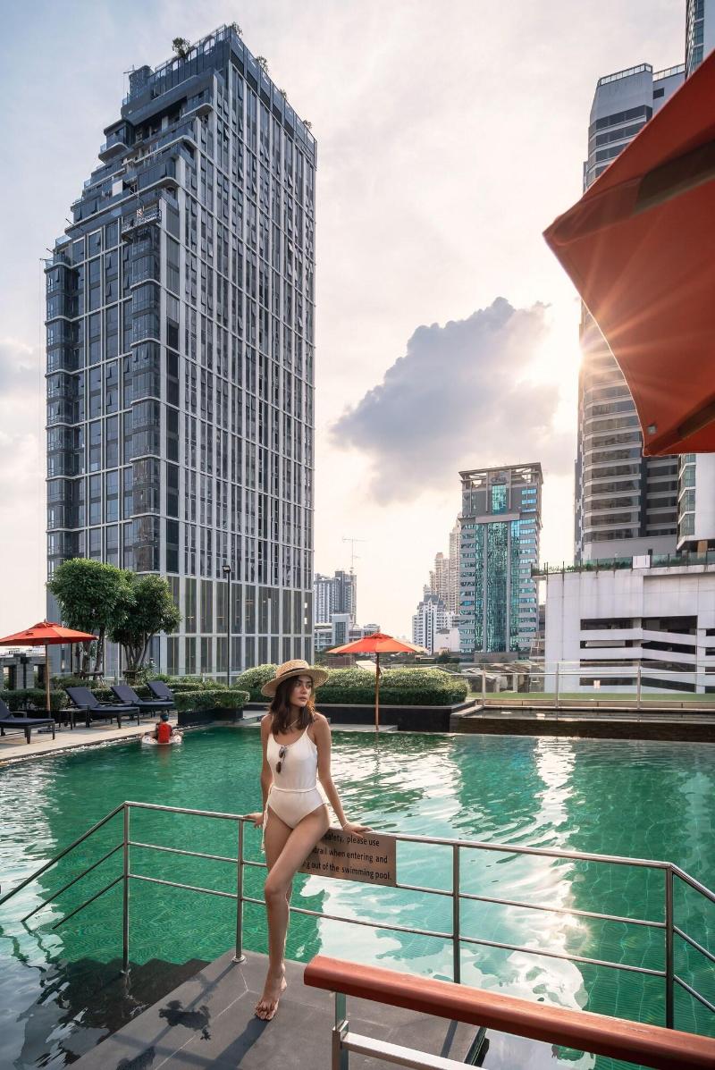 Sathorn Vista, Bangkok - Marriott Executive Apt - Havuz