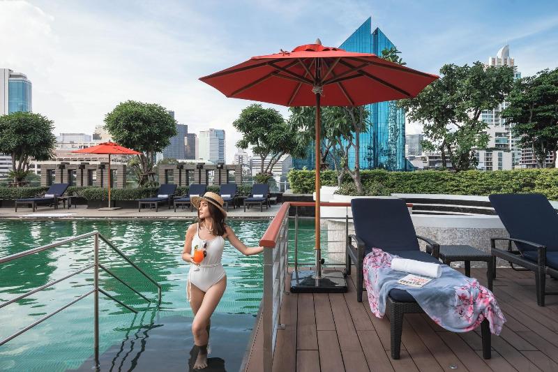 Sathorn Vista, Bangkok - Marriott Executive Apt - Teras