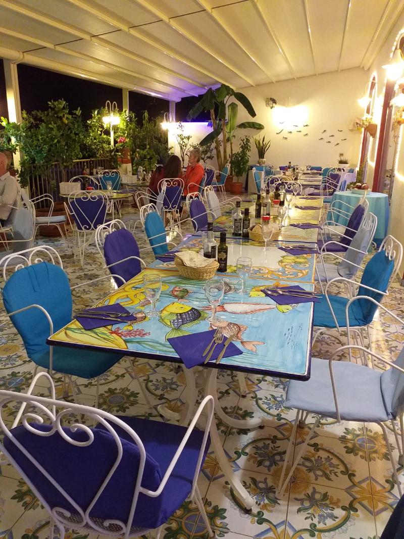 Villa Bella Vista near Positano and Amalfi - Restoran