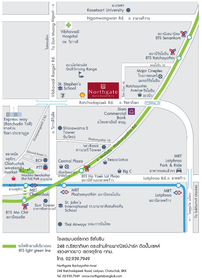 Northgate Ratchayothin Hotel - Genel