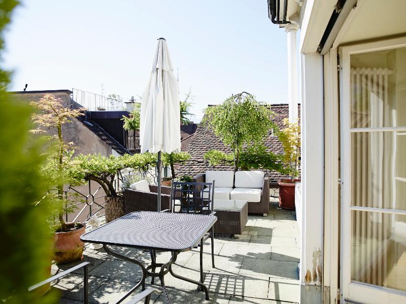 Romantik Hotel Wilden Mann Luzern - Teras