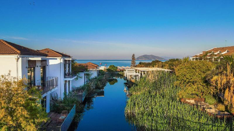 Jiva Beach Resort Fethiye - Teras