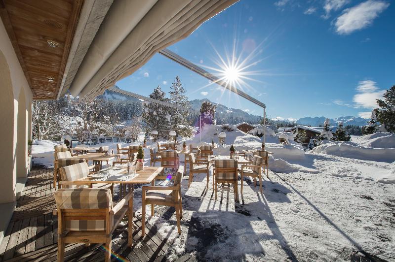GOLFHOTEL Les Hauts de Gstaad & SPA - Teras