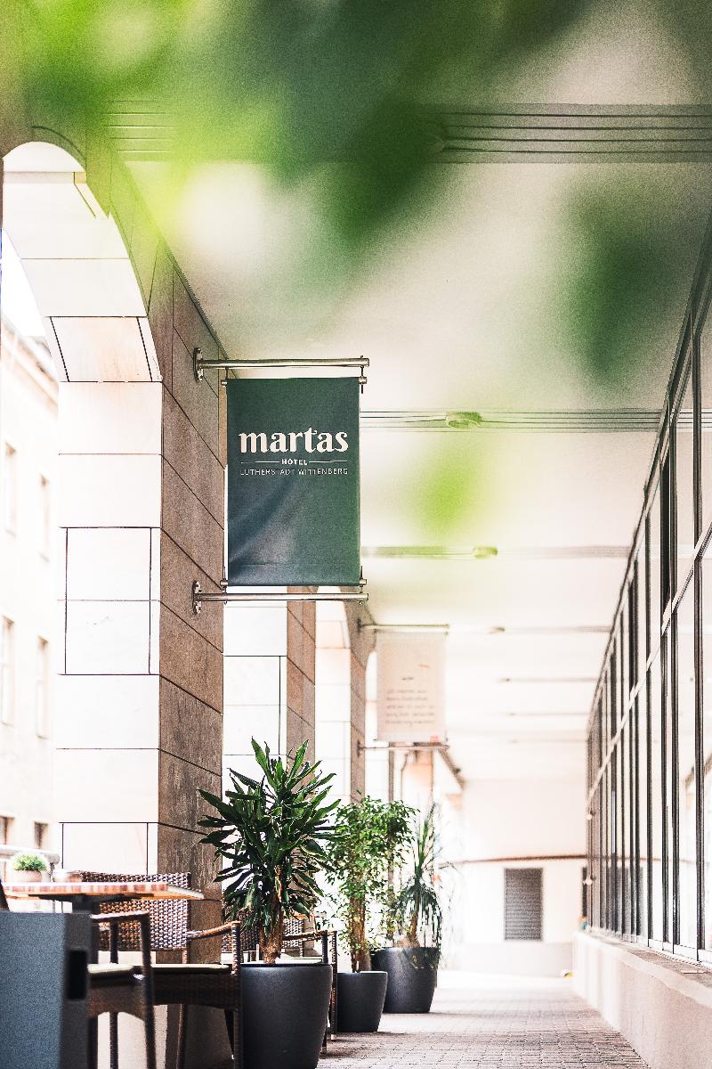 martas Hotel Lutherstadt Wittenberg - Teras