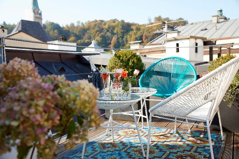 Small Luxury Hotel Goldgasse - Teras