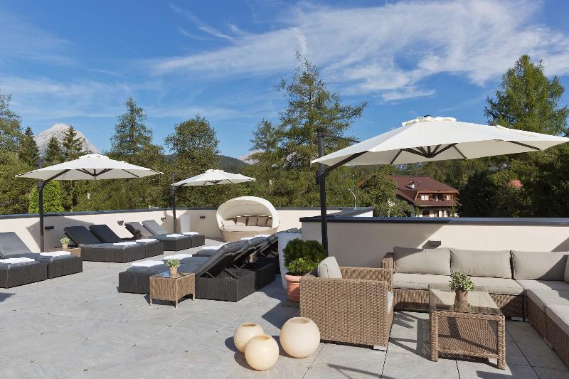 Hotel Lärchenhof Natur &Spa Hotel Seefeld in Tirol - Teras