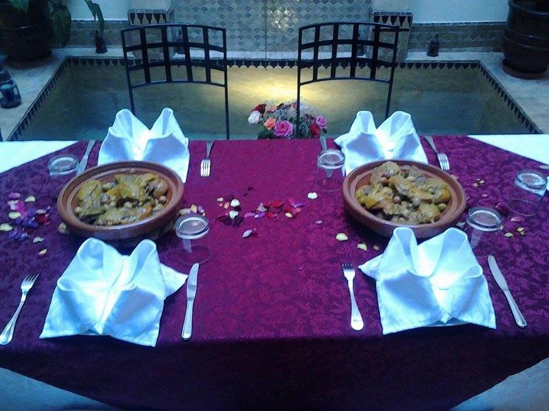 Riad Aubrac - Restoran