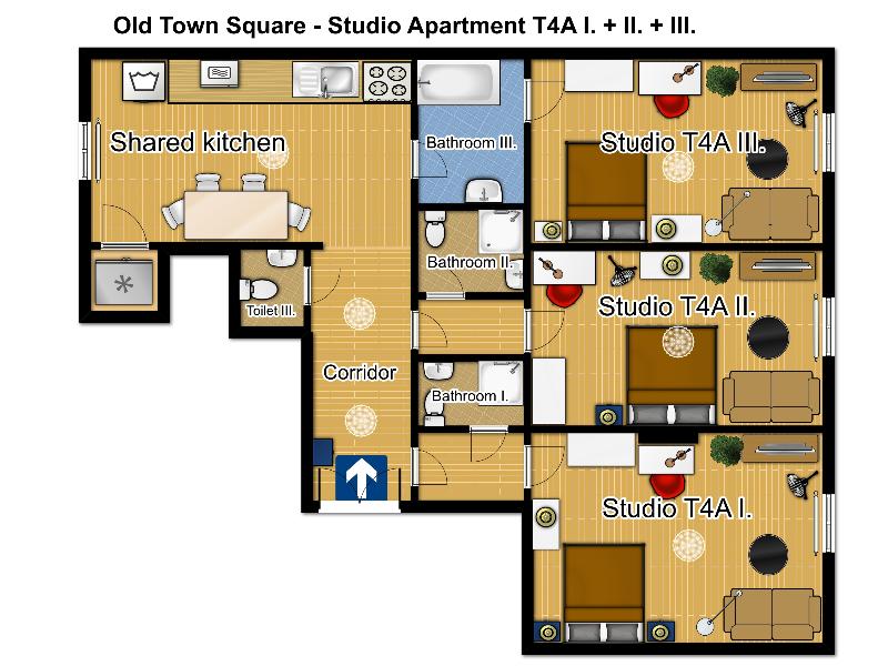 Old Town - Templova Apartments - Oda